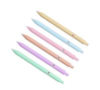 Didiseaon 12 pièces Stylos à Bille Press Type Ensemble de Stylos à Gel Colorés pour Étudiants Fournitures de Bureau et Scolaires Ergonomiques et pour Usage