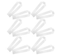 Didiseaon 12pcs Écharpes Blanches en Satin Vierges pour Mariage et Fête, Surface Lisse Prête pour Diy, Accessoire Élégant et Classique pour Enterrement de Vie de Jeune Fille ou Remise