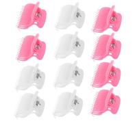 Didiseaon 12pièces Pinces à Bigoudis Chauffants Lot pour Fixation de Boucles Outil de Coiffure pour Cheveux Ondulés et Lissés