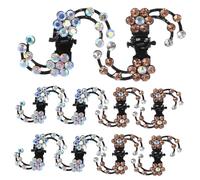 Didiseaon 12pièces Pins à Cheveux Décoratifs Forme De Fleur De Avec Pour Femmes Et Filles Accessoires Pour Cheveux Pour Mariages Et Occasions Spéciales