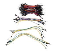 Didiseaon 130 pièces Breadboard Female to Female Jumper Wires Kit Electrical Tools for Electronic Circuits Easy Use Solderless Connectors for Versatile Wiring Projects