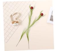 Didiseaon 16 Pièces Dried Pampas Grass for Vase Decoration Artificial Boho Pampas Grass Christmas Tree and Thanksgiving Centerpieces Fall Holiday Faux Plants for Home and Event Decor