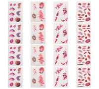 Didiseaon 16feuilles Maquillage Zombie Pour Halloween Fausses Blessures Tatouages Temporaires Cicatrices Et Ecchymoses Pour Cosplay Et Fêtes