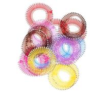 Didiseaon 18pièces Peigne Cheveux Elastique Circulaire Extensible pour Femmes et Filles Peigne à Ressort Plastique Souple Support Cheveux Invisible Léger et Portable