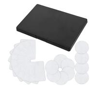 Didiseaon 1ensemble Palette Maquillage Yeux Magnétique Verte DIY avec Miroir Pans Magnétiques Inclus Carrés Ronds Organiseur Cosmétique Multifonction