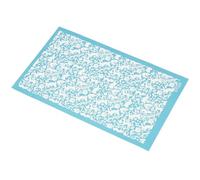 Didiseaon 1feuille Pochoir à Écran Maille Réutilisable pour Décor Argile Polymère Modèle Lapin Outil de Sérigraphie DIY pour Bijoux et Artisanat