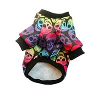 Didiseaon 1Pc Halloween Sweat pour Animaux De Compagnie Chapeau De Sorcière Tenues pour Chiots Costume De Vache pour Chien Vêtements pour Chiot Costume De Crâne De Chien Vêtements pour