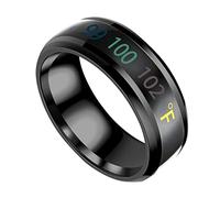 Didiseaon 1pièce Intelligent Temperature Finger Unisex Jewelry Couple Adjustable for Engagement Wedding and Anniversary