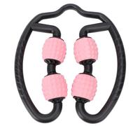 Didiseaon 1pièce Roller de Massage Musculaire Multi-usage pour Yoga et Fitness Relaxant Muscles et Articulations Matériau Confortable Poignée Ergonomique Usage Adulte Rose Sakura