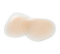 Didiseaon 2 Coussinets en Silicone Beige pour Femmes, Protection Imperméable et Réutilisable, Coussinets de Soutien pour Bikini et Maillot de Bain, Anti-Transpiration, Taille S