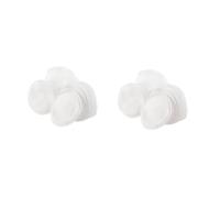 Didiseaon 2 Ensembles Coton Cotton Pads Cotton Demaquillant Lingette Demaquillante Coton Démaquillant De Coton Ronds Pour Le Visage Blanche 60 Pièces * 2