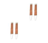 Didiseaon 2 Ensembles En Tissu Aiguiseur De Rasoir Peigne Trousse Support De Rasoir De Sécurité Taille Crayon Rasoirs Recharges Outil D'affûtage Double Face Chiffon 2 Pièces * 2