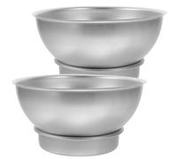 Didiseaon 2 Ensembles Moule à Gâteau Hémisphère Demi-cercle 6 Pouces | Stable, Pratique, Transfert Thermique Rapide, Démoulage Facile, pour Pâtisserie et Dessert, Argenté