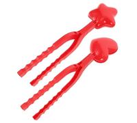 Didiseaon 2 Ensembles Pince à Boule de Neige Plastique Moule Dhiver Robuste pour Jeux de Combat et Activités Parent Garçon Fille Plein Air
