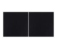 Didiseaon 2 Panneaux d'Isolation Acoustique en Feutre Souple Noir, Compact pour Mur, Absorption Phonique pour Bureau et Studio