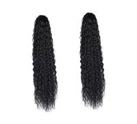 Didiseaon 2 Pcs Prêle Température Fil Un Buisson De Cheveux Bouclés Perruques Bouclés Afro Perruque Cheveux Humains Noir Perruque Bouclés Cheveux Humains Perruque Queue De Cheval Extensions
