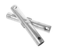 Didiseaon 2 pièces Accessoire Échafaudage Connecteur Goupille Insertion Renforcée Espacement Métallique Robuste pour Montage Sécurisé et Maintien Stable des Structures