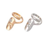 Didiseaon 2 Pièces Bagues À Ongles Pour Femmes Nail Art Strass Ongles Bijoux Bagues Femmes Décorations D'Ongles À La Mode Nail Art
