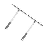Didiseaon 2 Pièces Balai à Neige Raclette De Nettoyage De Vitres Raclette Vitre Professionnelle Raclette De Voiture Laveur De Vitres Laveur De Vitres Outil Multi-nettoyant Blanche PP