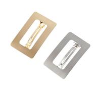 Didiseaon 2 Pièces Barrettes Décoratives Métal pour Cheveux Pinces à Ressort Épingles à Cheveux Adaptées à Différents Types