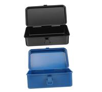 Didiseaon 2 pièces Boîte à Outils Robuste Rangement Multifonction pour Outils Sundries Organisateur avec Haute Résistance et Capacité de Charge pour Atelier et Maison Coffret de Rangement