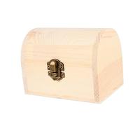 Didiseaon 2 Pièces Boîte En Bois De Coffre Au Trésor De Pirate Coffre Au Trésor Pirate En Bois Récipients Avec Couvercles Coffre De Pirate En Bois Enfant Le Méditéranéen Boîte De Rangement