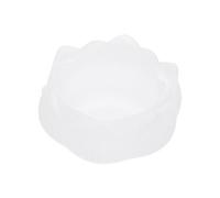 Didiseaon 2 Pièces Bougeoir Lotus coloré bouda Decoration Interieure décoration intérieure Bougeoir léger à thé Lampe bougeoir décoratif Ornement de bougeoir de Bureau Un Verre Blanche