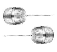 Didiseaon 2 pièces Boule à Infuser Acier Inoxydable pour Thé à Haute Température Filtre Pratique pour Tisanes et Épices
