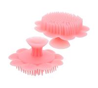 Didiseaon 2 Pièces Brosse de Massage pour Silicone Brosse de Bain pour Cheveux de Shampoing pour Croûtes de Lait