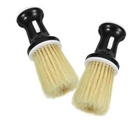Didiseaon 2 pièces Brosse Plumeau Cou Détachable pour Coiffeur Massage Apaisant Du Chevelu Nettoyage Cheveux Secs et Humides Brosse Barbier Polyvalente pour Hommes et Salons