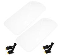 Didiseaon 2 pièces Buse de Pulvérisation Haute Pression avec Écran Pare-Vent Embout Brumisateur Remplaçable pour Système Irrigation Agricole Lot