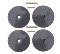 Didiseaon 2 Pièces Cache-trou de Serrure de Porte Plaque Métallique de Protection de Trou de Pêne Dormant avec Vis Couverture pour Poignée Installation Facile pour Sécurité Résidentielle