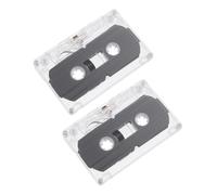 Didiseaon 2 pièces Cassette Audio Vierge Lot de Cassettes Enregistrement Bruit pour Magnétophone DIY Vintage Enseignement et Musique
