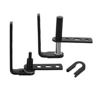 Didiseaon 2 pièces Charnières de Porte Battantes Inoxydables à Fermeture Automatique par Gravité Charnières Pivotantes pour Portes Saloon et Lames Ouverture Bidirectionnelle Silencieuse et