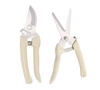 Didiseaon 2 pièces Ciseaux de Jardinage Dérapants Sécateurs de Ergonomiques et Économes Effort Coupe Branches et Plantes Outils de Jardin pour Facile