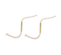 Didiseaon 2 pièces Corde de Survie Ignifuge pour Camping Extérieur Starter Feu Vent Résistant avec Tube Alliage Aluminium pour Randonnée de Nuit Escalade