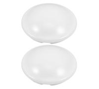 Didiseaon 2 Pièces Couvercle de Luminaire Encastré Blanc en Pc, Forme