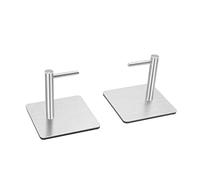 Didiseaon 2 pièces Crochet Mural Inox pour Salle de Bain et Cuisine Support Magnétique sans Perçage Porte Rouleau Multifonction Rangement Mural Compact et Résistant