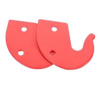 Didiseaon 2 pièces Crochets Robustes pour Échelle Télescopique Aluminium Accessoires de Stabilisation pour Travaux Hauteur Lot de Crochets Escalier Extérieurs Fixation Facile et Charge