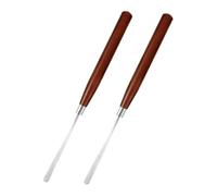 Didiseaon 2 Pièces de colle pour nail art vernis à ongles en gel outil mélangeur de maquillage cuillère à ongles Tiges de mélange de colle pour nail art Acier inoxydable Réutilisable