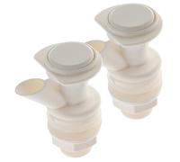 Didiseaon 2 pièces Distributeur Eau Réutilisable PP Alimentaire Pratique et Compatible avec Refroidisseurs pour Boissons et Événements Extérieur Lot de Boutons Poussoirs