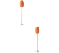 Didiseaon 2 Pièces Goupillon Longues Éponges à Récurer Nettoyant Nubuck Poignées D'exercice Laveuse Et Récureuse à Long Manche Biberon Bébé Biberons Blanche Pas D'impasse Brosse