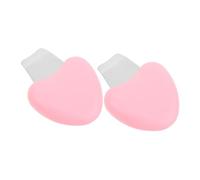 Didiseaon 2 Pièces Grattoir à Points Noirs Spatule Nasale Outil De Spatule Cutanée Outil D'extracteur à Tête Noire Face Époustouflant Laveur De Visage Laveur De Peau Plastique Rose
