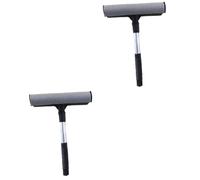 Didiseaon 2 Pièces grattoir pour Salle de Bain lingette Eponge miroire metalicca fenêtre Sponge éponges carrelette Aqua Wiper raclette vitre raclette de grattoir pour Verre