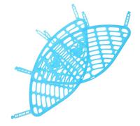 Didiseaon 2 Pièces Grille de Protection Arrière Vélo Plastique Bleu | Préserve les Vêtements des Rayons, Adaptée la Plupart des Bicyclettes, Circulations Urbaines et Routes, Style Aléatoire
