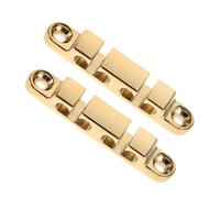 Didiseaon 2 Pièces Guide de Cordes pour Basse Électrique avec Finition Dorée Stabilisateur de Cordes et Support pour Basse Accessoire de Remplacement Élégant et Facile à Installer
