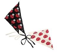 Didiseaon 2 Pièces hair charms hair toppers Écharpe décorative Bandana crocheté femme headband bandeau cheveux bandanas de cheveux pour les filles bandanas pour femmes bandeau bandana coton