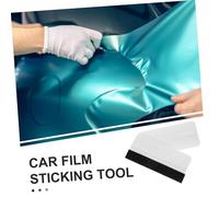 Didiseaon 2 pièces Kit Outils Raclette Vinyle Blanc pour Pose Film Automobile et Peint Accessoire Anti-Rayure pour Film Vitre Teintée et Décoration Murale Application Précise et Finition
