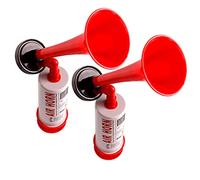 Didiseaon 2 pièces Klaxon à Air Portable pour Supporters Trompette de Football et Événements Accessoire de Fête pour Ambiance Festive