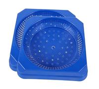 Didiseaon 2 pièces Lot de Nids pour Pigeons Plastique Résistant Nid Carré Respirant avec Ventilation Structure Stable et Étanche pour Élevage Reproduction des Oiseaux